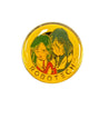 VINTAGE ROBOTECH METAL BADGE (1985) MAX AND MIRIYA