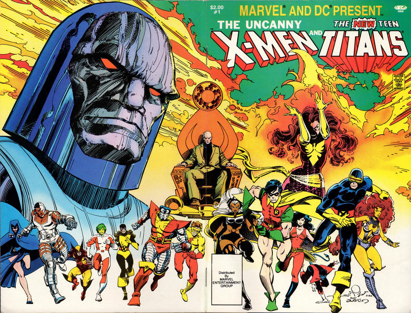 MARVEL AND DC PRESENT UNCANNY X-MEN AND NEW TEEN TITANS (1982) - FIRST PRINTING