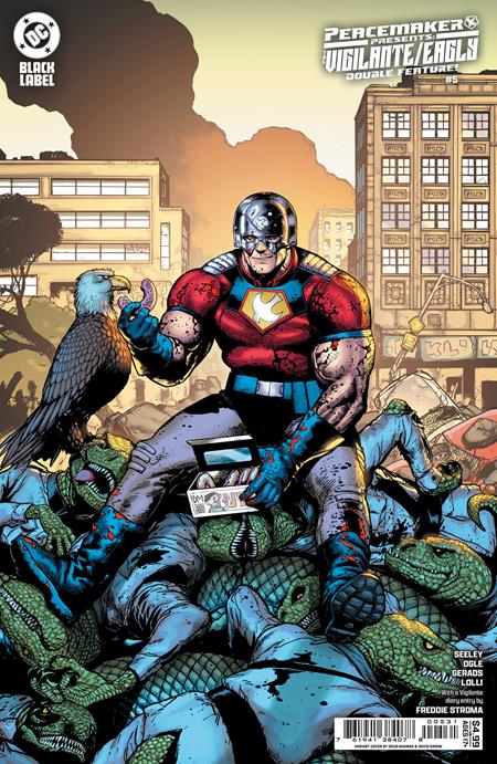 PEACEMAKER PRESENTS THE VIGILANTE EAGLY DOUBLE FEATURE (2025) #5 CVR C DOUG MAHNKE CARD STOCK VAR