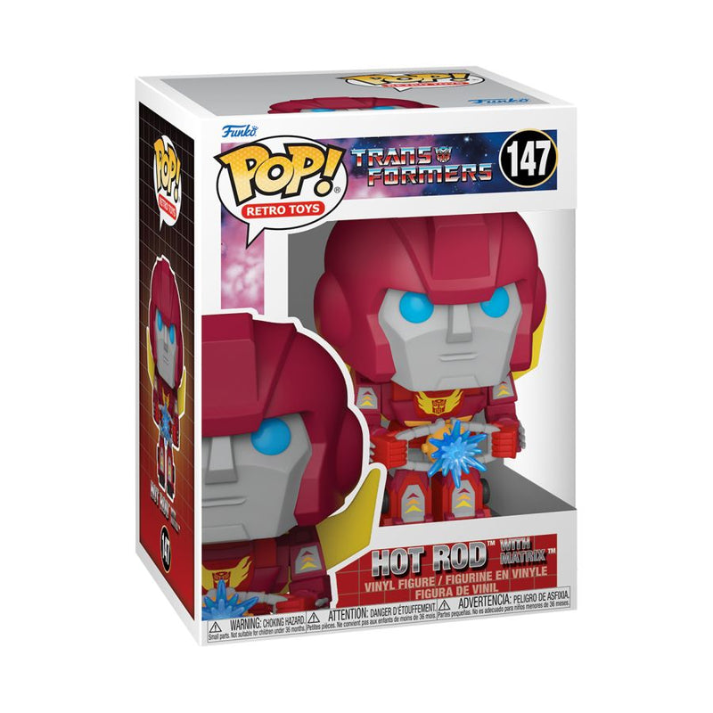 POP TRANSFORMERS HOT ROD WITH MATRIX VINYL FIG