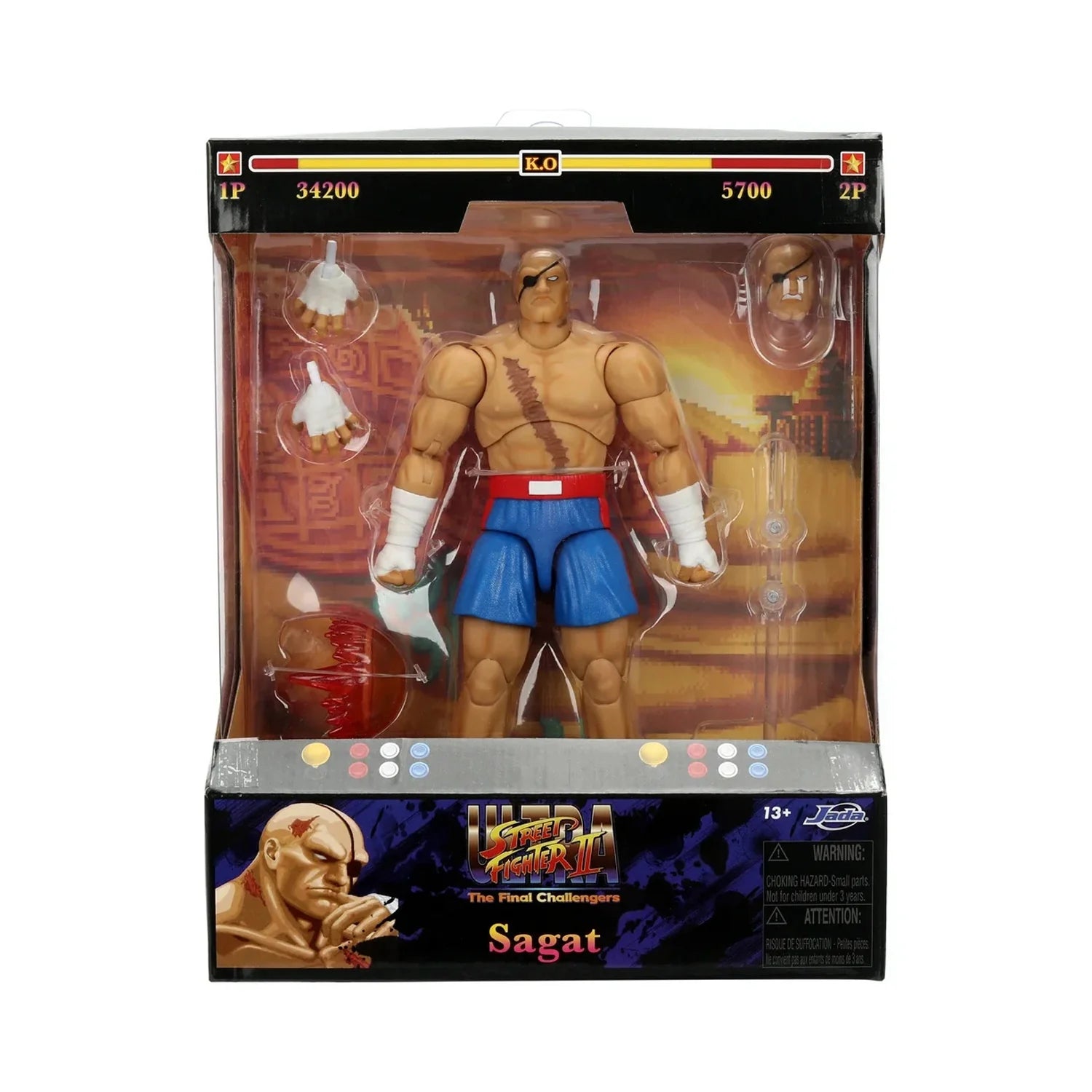 STREET FIGHTER SAGAT 6IN AF