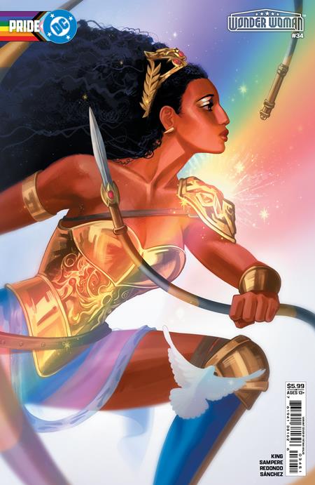 WONDER WOMAN (2023) #34 CVR E FATIMA WAJID DC PRIDE CARD STOCK VAR