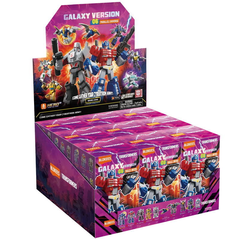 BLOKEES TRANSFORMERS GALAXY VER 6 MINI MODEL (BOX OF 9)
