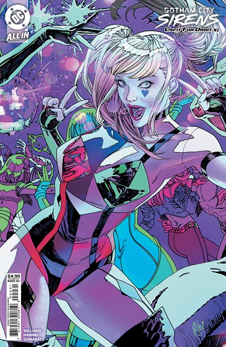 GOTHAM CITY SIRENS UNFIT FOR ORBIT (2025) #2 CVR C GUILLEM MARCH CONNECTING CARD STOCK VAR