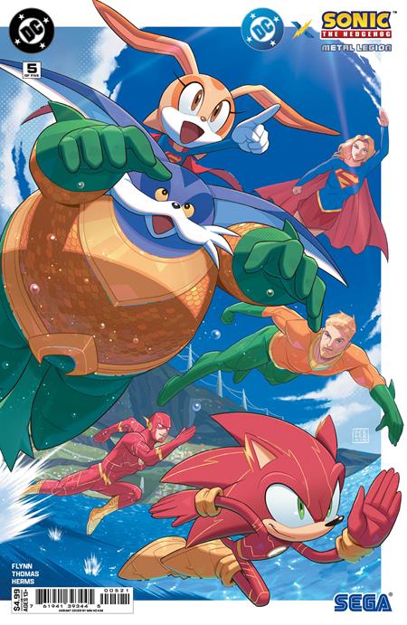 DC X SONIC THE HEDGEHOG METAL LEGION (2026) #5 CVR B MIN HO KIM CARD STOCK VAR