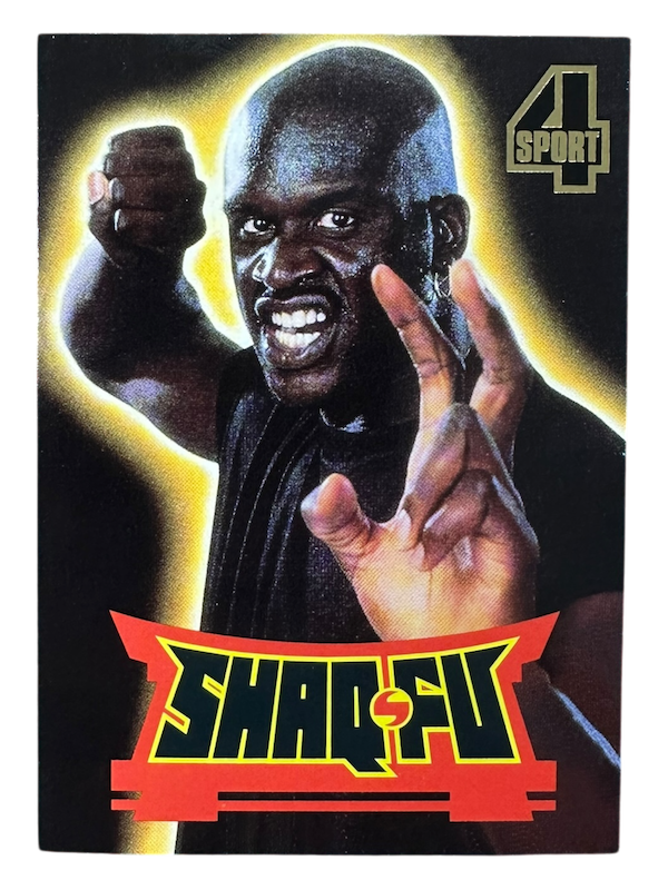 1994 CLASSIC 4 SPORT SHAQ-FU VIDEO GAME PROMO CARD #PR2 SHAQUILLE O'NEAL CARD