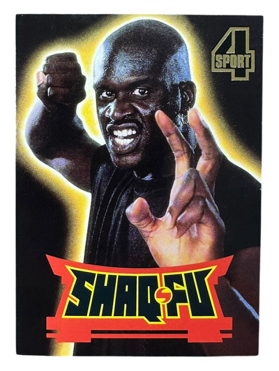 1994 CLASSIC 4 SPORT SHAQ-FU VIDEO GAME PROMO CARD #PR2 SHAQUILLE O'NEAL CARD