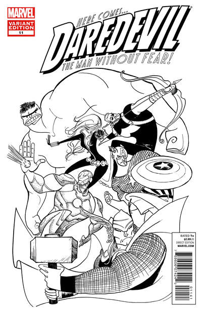 DAREDEVIL (2011) #11 25 COPY APPRECIATION SCHUTZE VAR