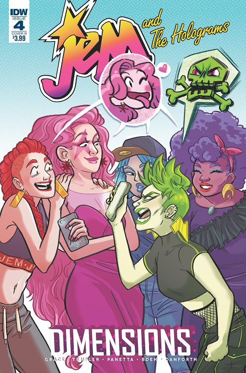 JEM & THE HOLOGRAMS DIMENSIONS #4 CVR B FISCHER