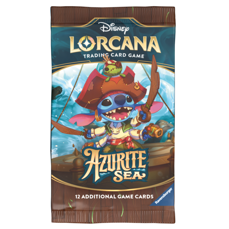 DISNEY LORCANA TCG: S6 AZURITE SEA BOOSTER PACK