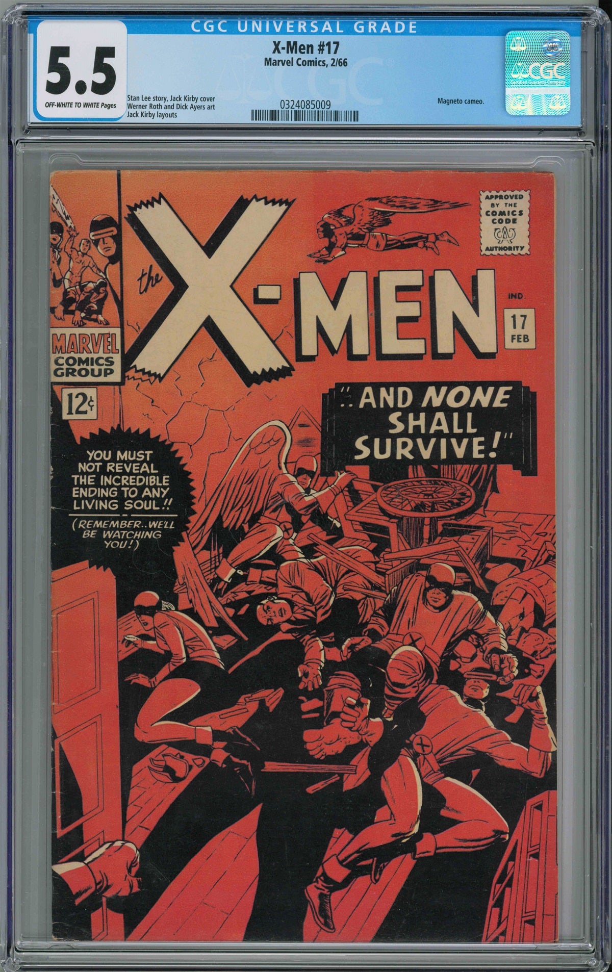 CGC UNCANNY X-MEN (1963) #17 (5.5)