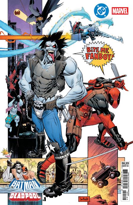 BATMAN DEADPOOL (2025) #1 (ONE SHOT) CVR M SEAN GORDON MURPHY LOBO DEADPOOL CARD STOCK VAR
