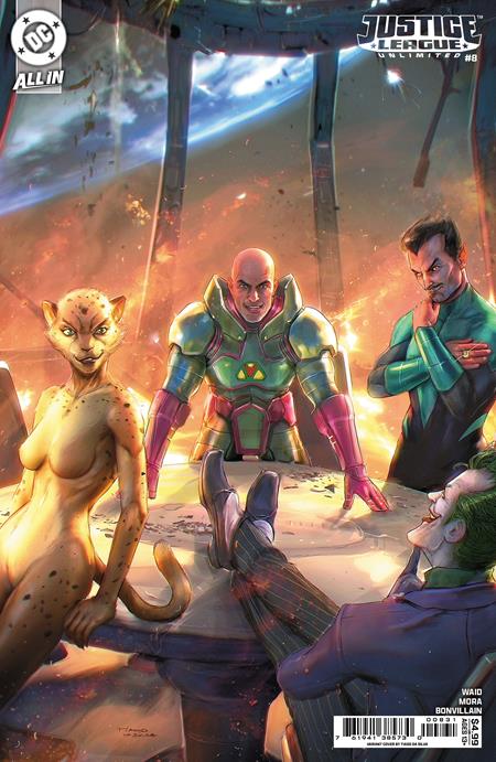 JUSTICE LEAGUE UNLIMITED (2024) #8 CVR C TIAGO DA SILVA CARD STOCK VAR (WE ARE YESTERDAY)