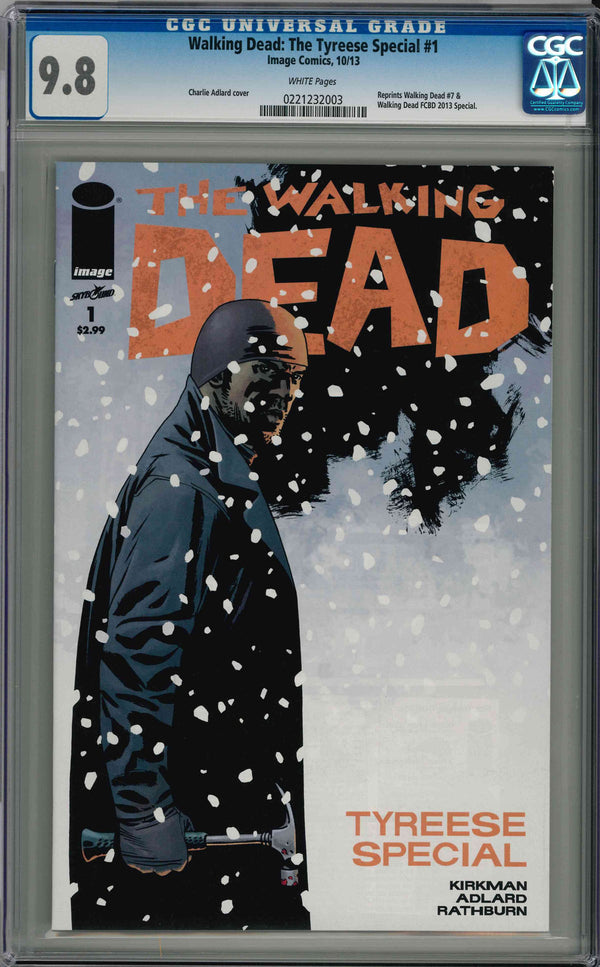 CGC WALKING DEAD: THE TYREESE SPECIAL (2013) #1 (9.8)