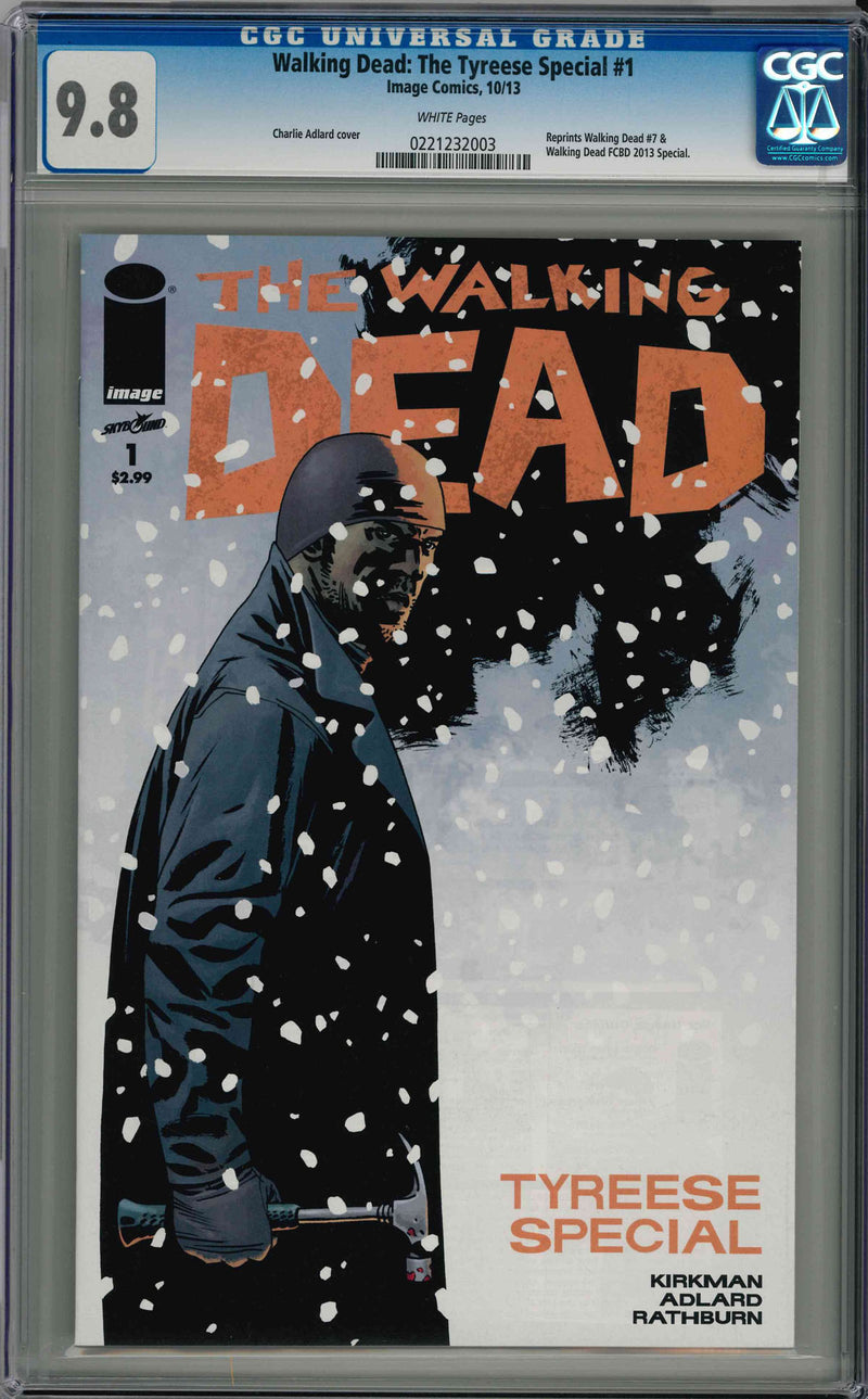 CGC WALKING DEAD: THE TYREESE SPECIAL (2013) #1 (9.8)