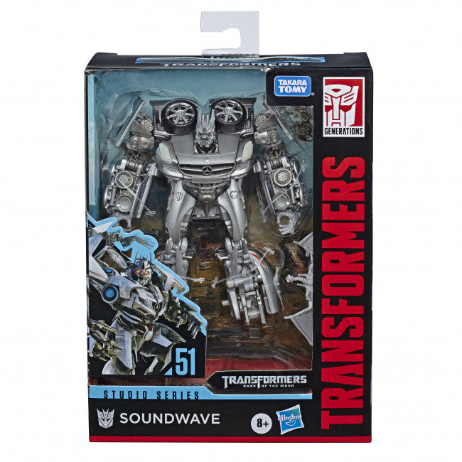 TRANSFORMERS STUDIO SERIES 51 DELUXE DARK OF THE MOON SOUNDWAVE AF