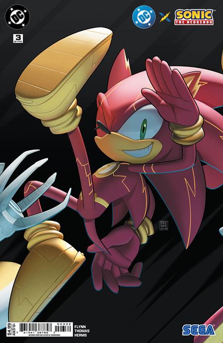 DC X SONIC THE HEDGEHOG (2025) #3 SECOND PRINTING DEEGEEMIN CONNECTING VAR