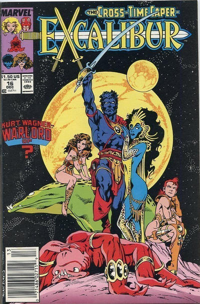 EXCALIBUR (1988) #16 NEWSSTAND EDITION