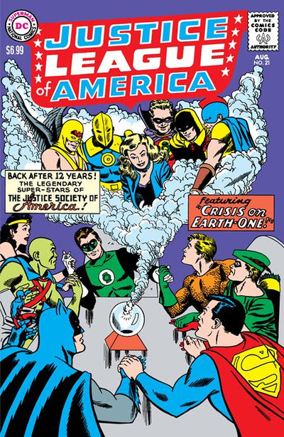 JUSTICE LEAGUE OF AMERICA (1960) #21 FACSIMILE EDITION (2025) CVR B MIKE SEKOWSKY FOIL VAR