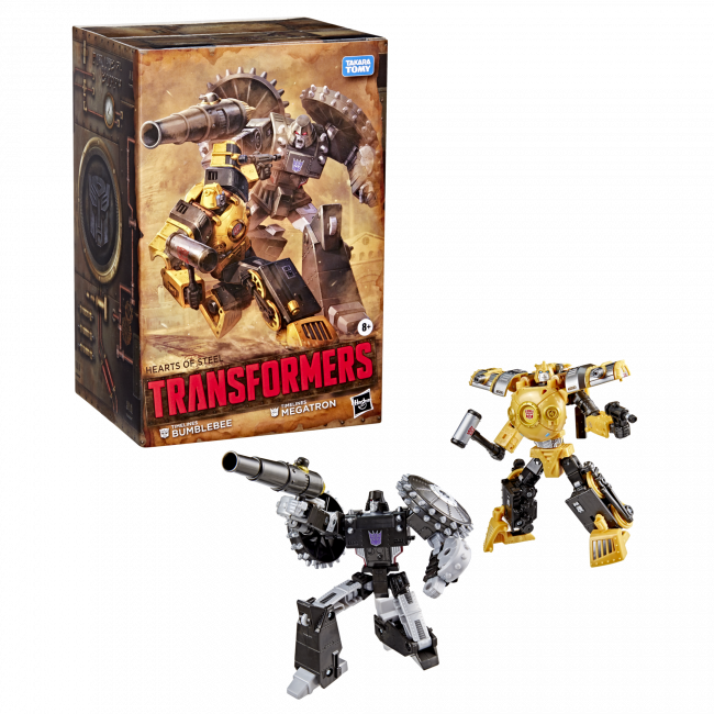 TRANSFORMERS HEARTS OF STEEL TIMELINES MEGATRON & TIMELINES BUMBLEBEE AF