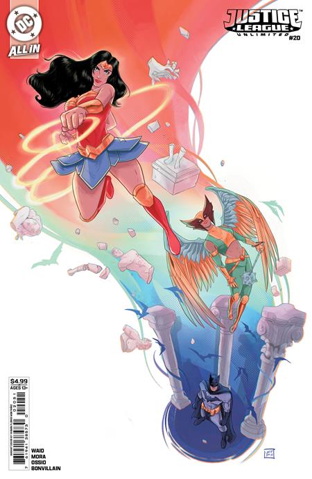 JUSTICE LEAGUE UNLIMITED (2024) #20 CVR E YASMIN FLORES MONTANEZ CARD STOCK VAR
