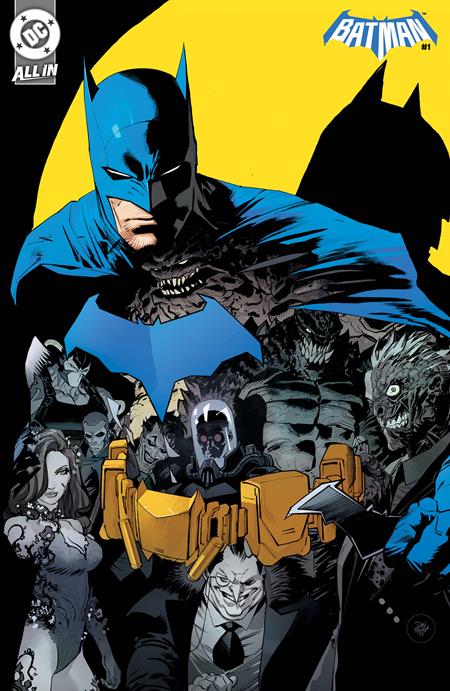 BATMAN (2025) #1 SECOND PRINTING CVR B DAN MORA CARD STOCK VAR