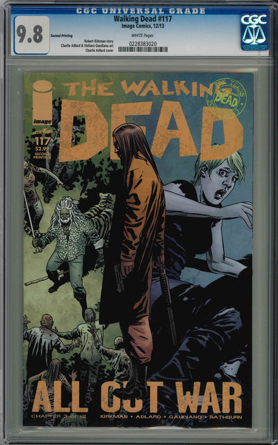 CGC WALKING DEAD (2003) #117 2ND PRINTING (9.8)