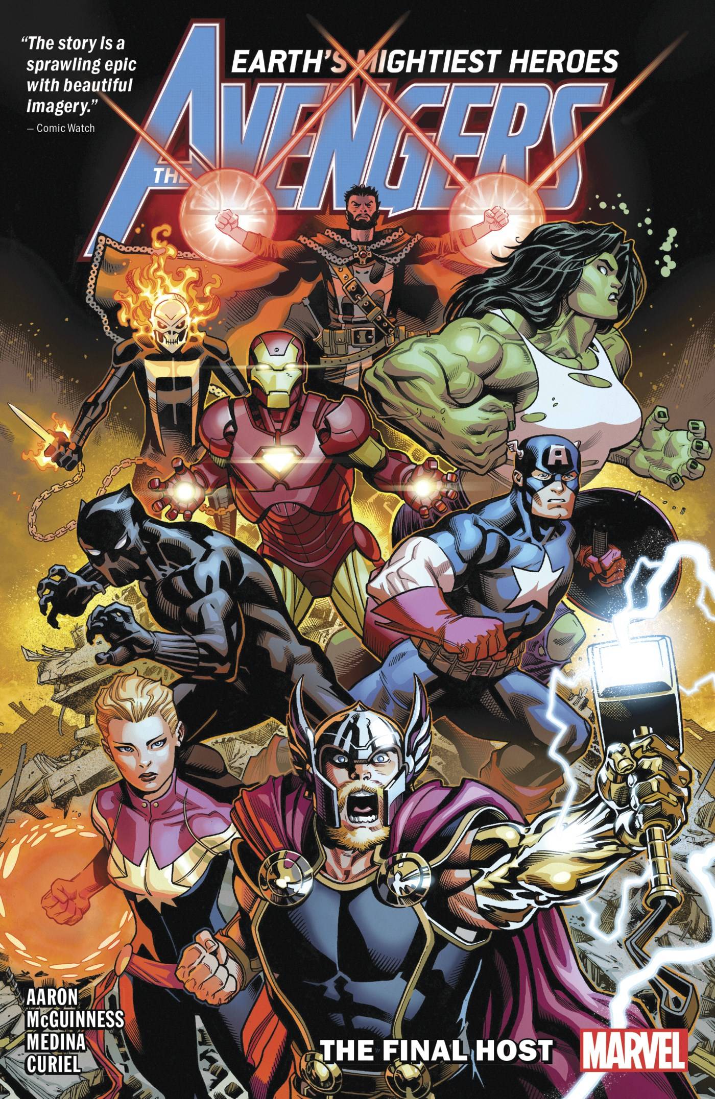 AVENGERS BY JASON AARON TP VOL 01 FINAL HOST (NEW PTG)