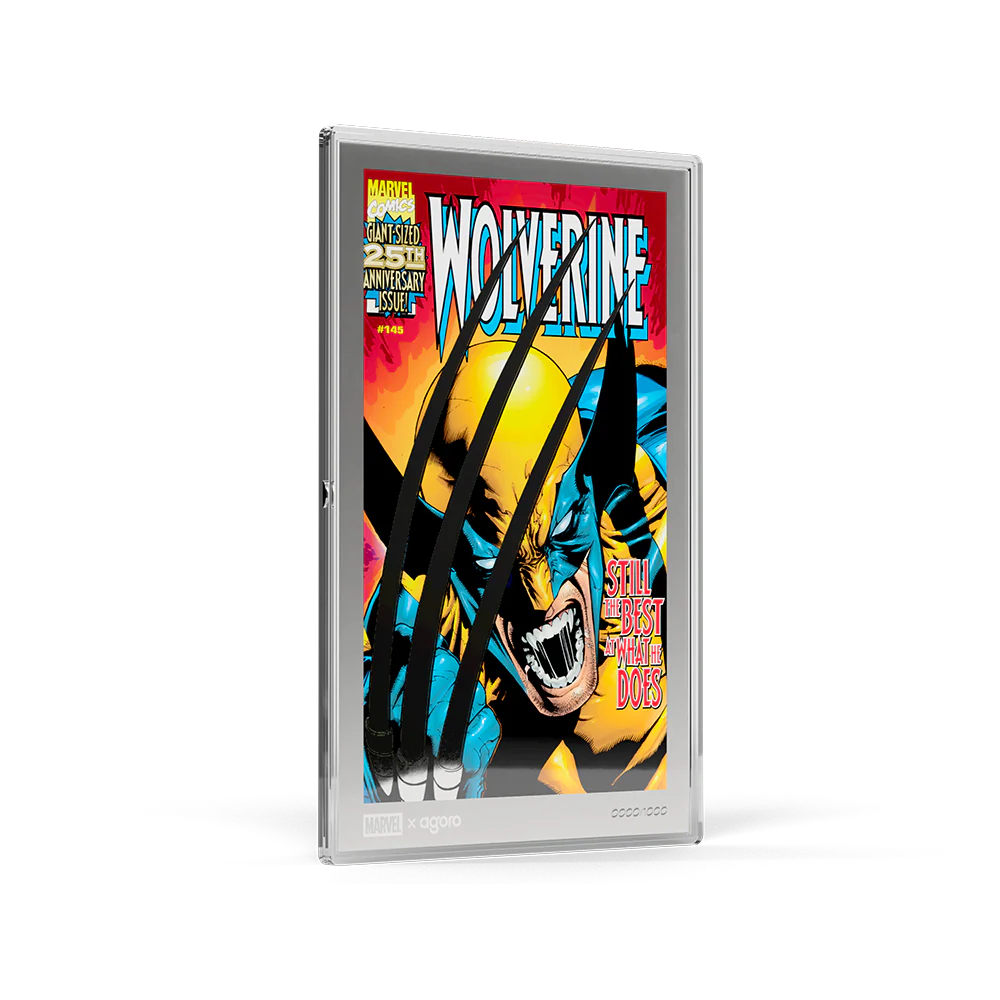 MARVEL WOLVERINE COMIC COVERS - WOLVERINE #145 1oz SILVER FOIL