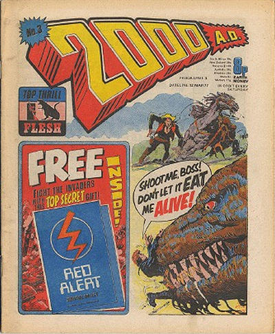 2000 AD (1977) #3 - SECOND APPEARANCE JUDGE DREDD
