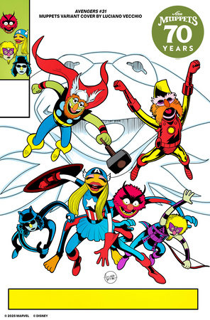 AVENGERS (2023) #31 LUCIANO VECCHIO MUPPETS VAR