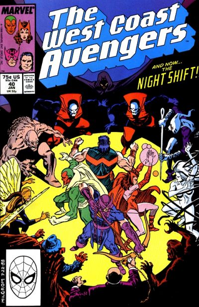 AVENGERS WEST COAST (1985) #40 (FN/VF)