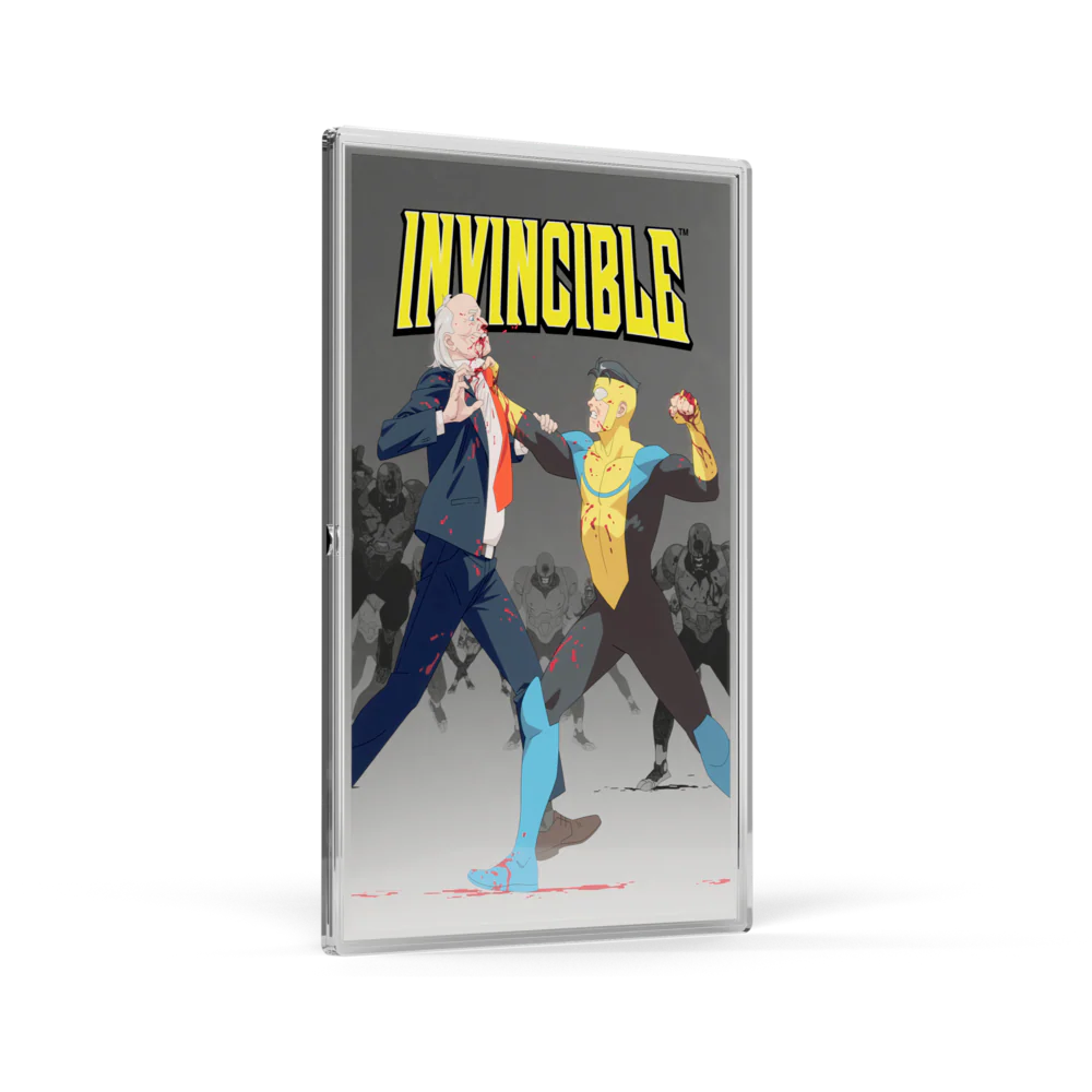 INVINCIBLE - SEASON 3 POSTER 1oz SILVER FOIL