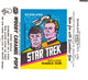 1976 SCANLENS STAR TREK EMPTY WRAPPER