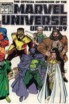 OFFICIAL HANDBOOK OF THE MARVEL UNIVERSE UPDATE '89 (1989) - SET OF EIGHT