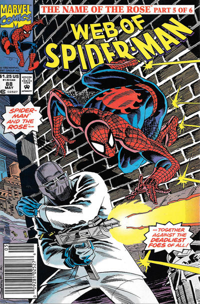 WEB OF SPIDER-MAN (1985) #88 NEWSSTAND EDITION