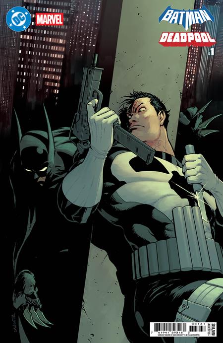 BATMAN DEADPOOL (2025) #1 (ONE SHOT) CVR G NICK DRAGOTTA BATMAN PUNISHER CARD STOCK VAR