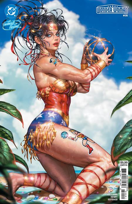 WONDER WOMAN (2023) #35 CVR E KYUYONG EOM SWIMSUIT CARD STOCK VAR