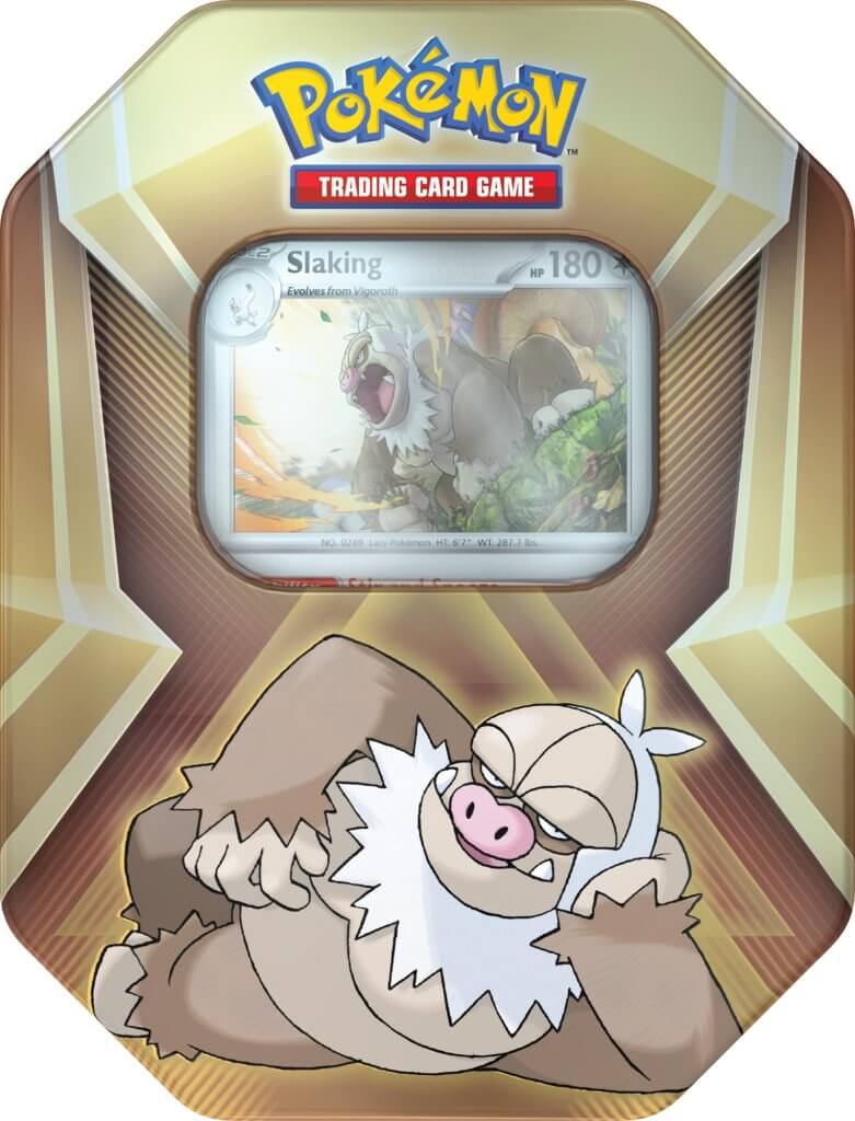 POKEMON TCG: TRIPLE WHAMMY SLAKING COLLECTOR TIN