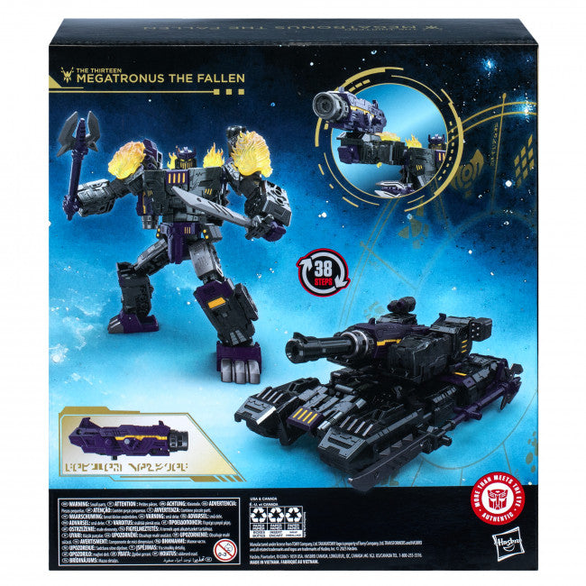 TRANSFORMERS AGE OF THE PRIMES LEADER CLASS MEGATRONUS THE FALLEN AF