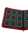 PALMS OFF GAMING COLLECTORS SERIES 9 POCKET RED ZIP TOP LOADER BINDER