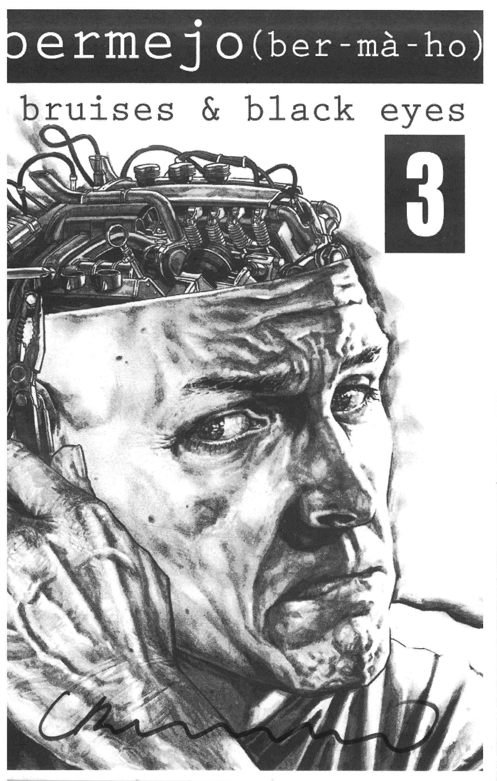 *SIGNED* LEE BERMEJO BRUISES & BLACK EYES SKETCHBOOK #3 (2009)