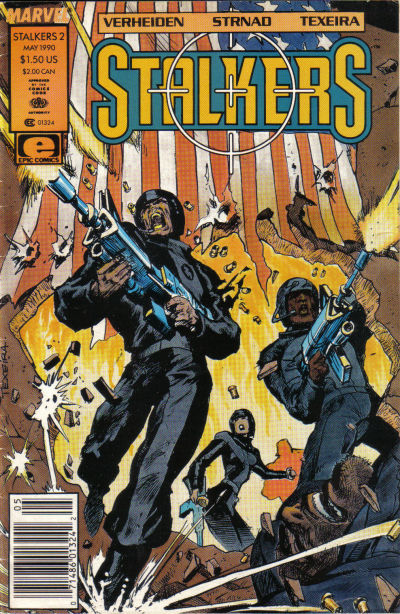 STALKERS (1990) #2 NEWSSTAND EDITION