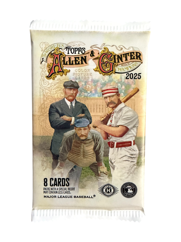 2025 TOPPS ALLEN & GINTER MLB BASEBALL HOBBY PACK
