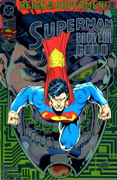 SUPERMAN (1987) #82 - COLLECTORS EDITION CHROMIUM COVER
