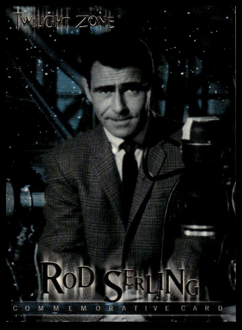 1998 RITTENHOUSE TWILIGHT ZONE #C-1  ROD SERLING AND C-2 BUCK HOUGHTON SET