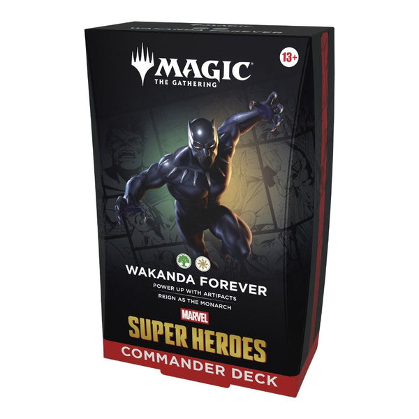 MAGIC: THE GATHERING MARVEL SUPERHEROES WAKANDA FOREVER COMMANDER DECK