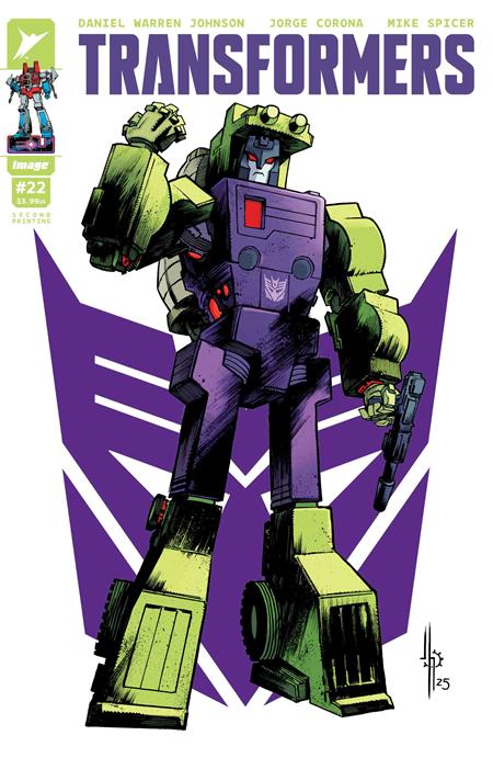 TRANSFORMERS (2023) #22 2ND PTG CVR A JASON HOWARD DECEPTICON CVR