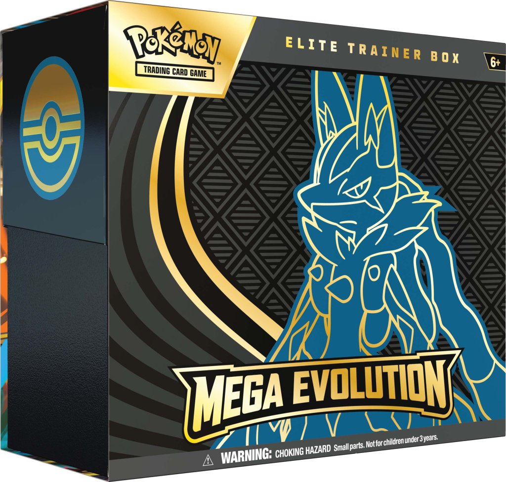 POKEMON TCG: MEGA EVOLUTIONS 1 ELITE TRAINER BOX LUCARIO