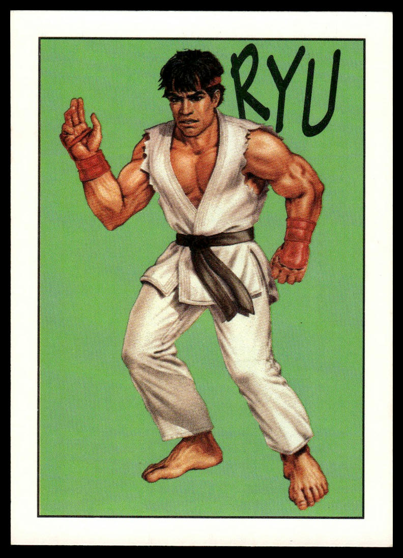 1993 TOPPS STREET FIGHTER II #53 RYU
